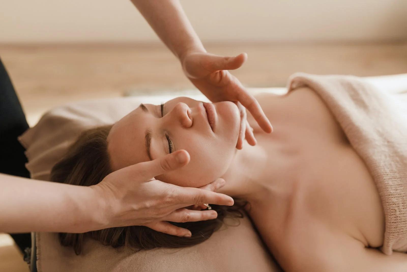 foto van ayurvedische massage
